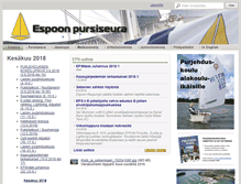 Tablet Screenshot of espoonpursiseura.fi